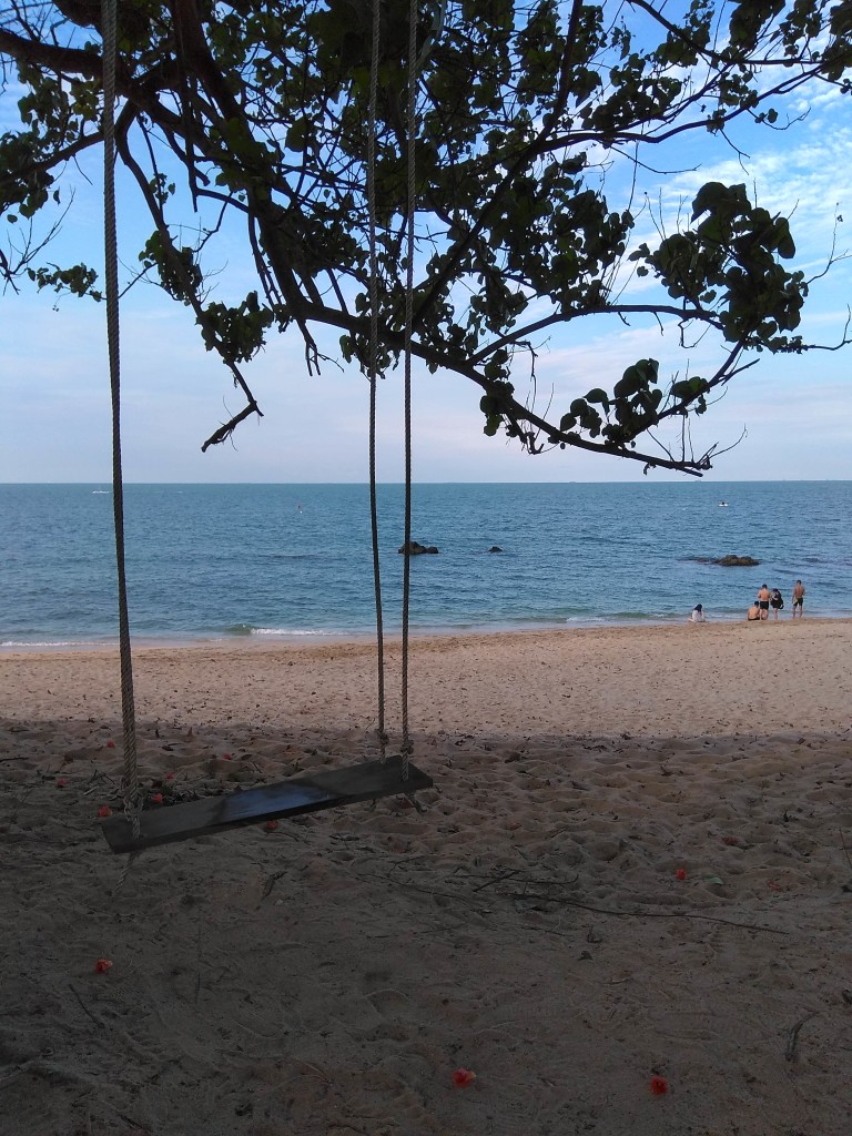 Swing and Hammock by the Beach