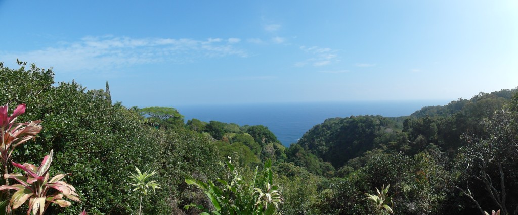 Jurassic Park views from Garden of Eden Maui