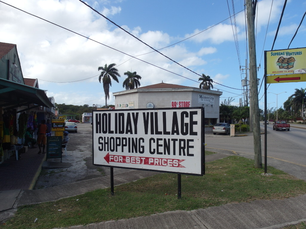 Holiday Village Shopping Centre across from Holiday Inn Resort Montego Bay