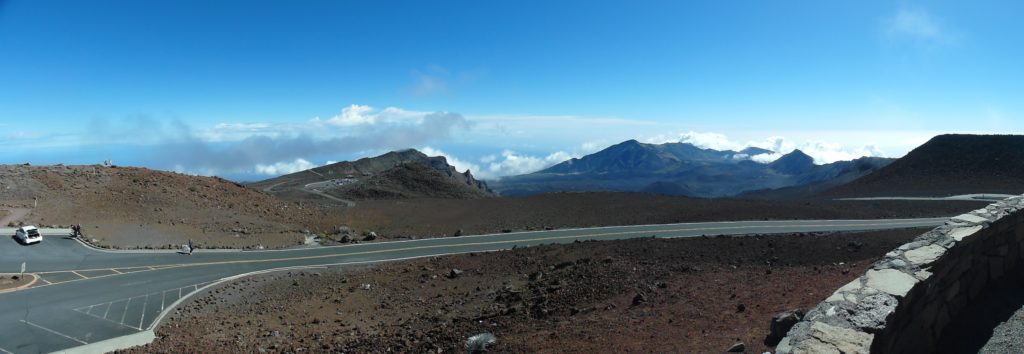 Views from summit of Haleakala National Park