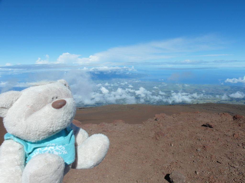 Tom with amazing views from Haleakala National Park