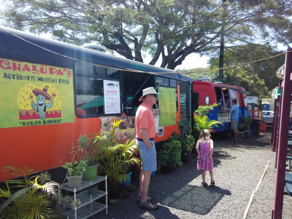 Food Trucks at Koloa Town Kauai Island