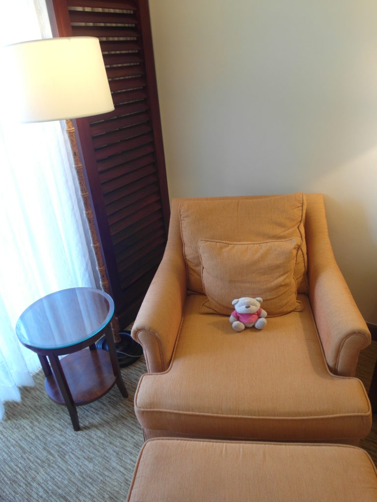 Chair to lounge in at Grand Hyatt Kauai
