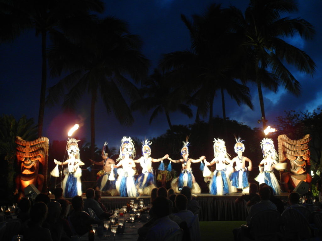 Cultural performances at Grand Hyatt Kauai Resort and Spa Luau