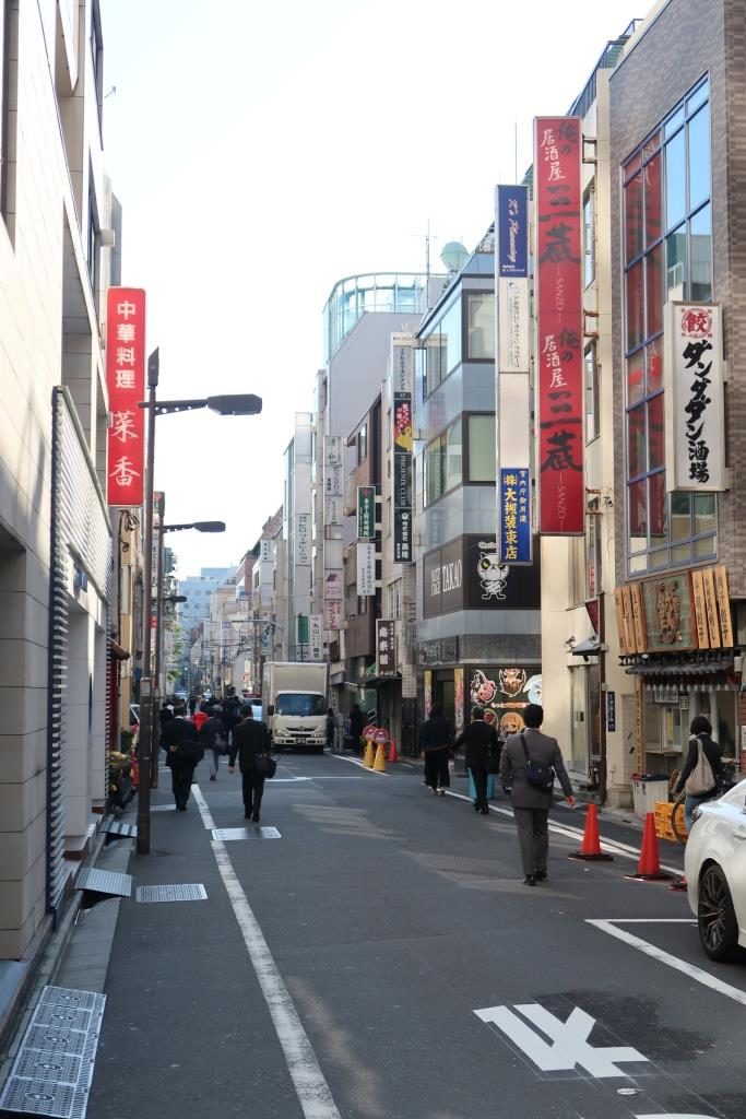 Street around Ueno Touganeya Hotel