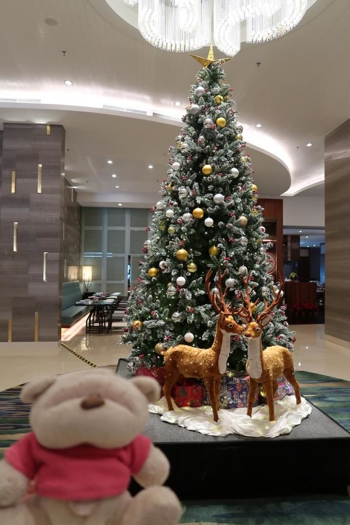 Christmas Decorations Lobby of Johor Amari Hotel