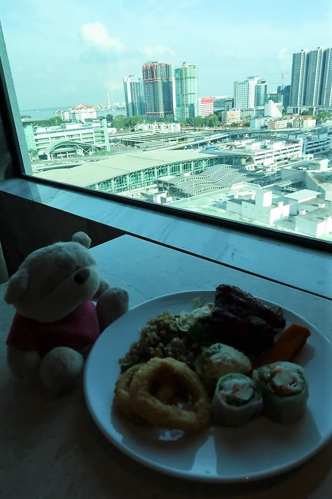 Views of Johor/Singapore from Executive Lounge of Hotel Amari 