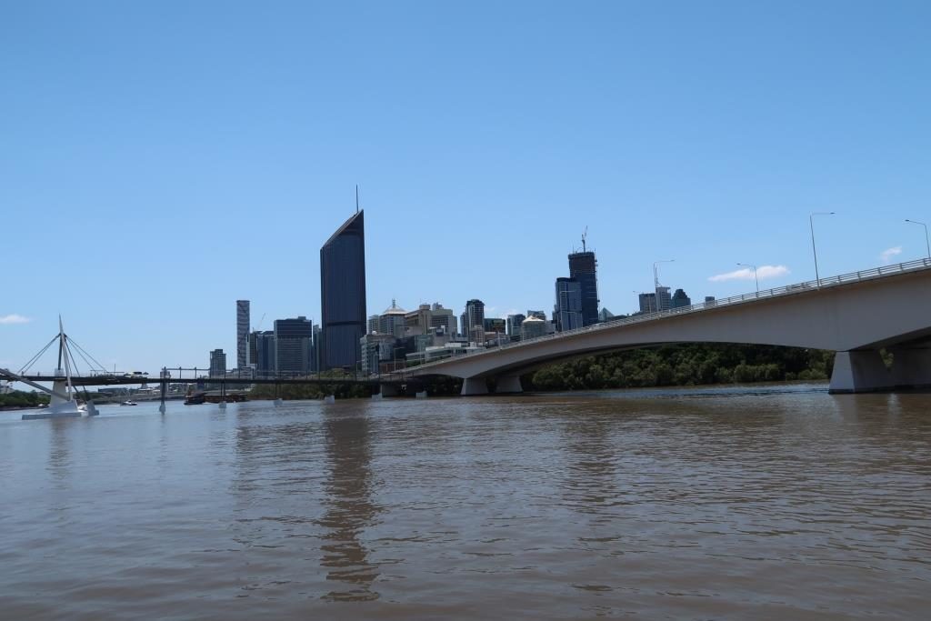 Another view of Brisbane CBD from Brisbane River