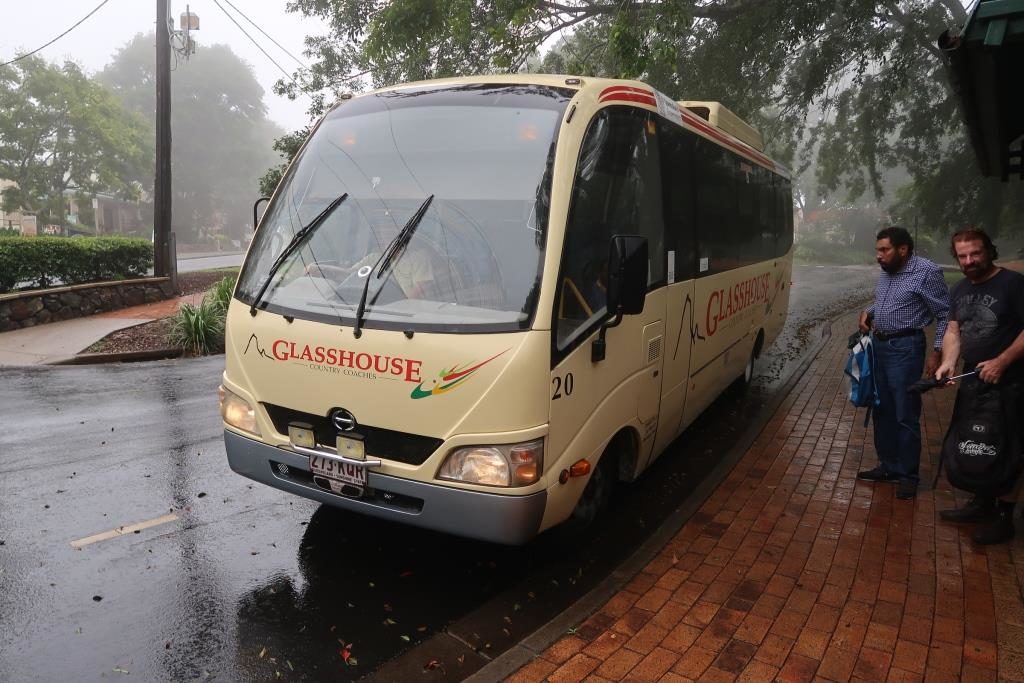 Arriving at Montville Queensland - Raining :(