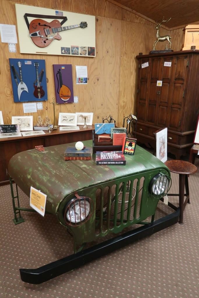 Table converted from a jeep?! Found at Flaxton Barn