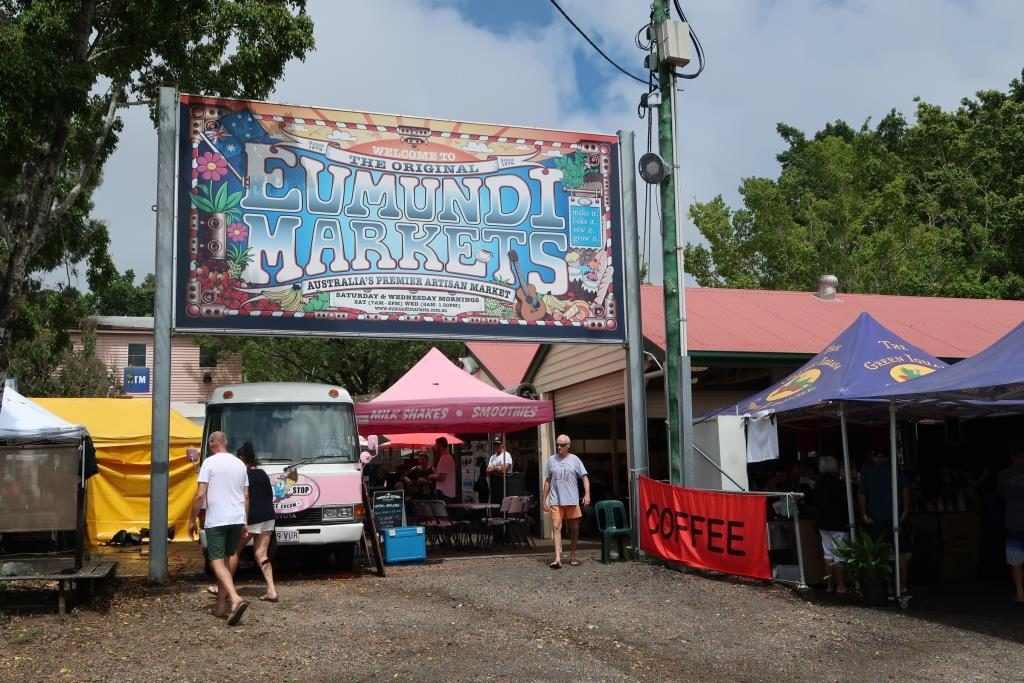 Eumundi Markets opens on Wednesdays and Saturdays
