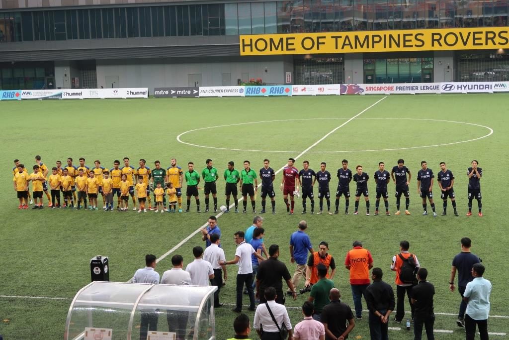 Starting Line Up Tampines Rovers and Geylang International