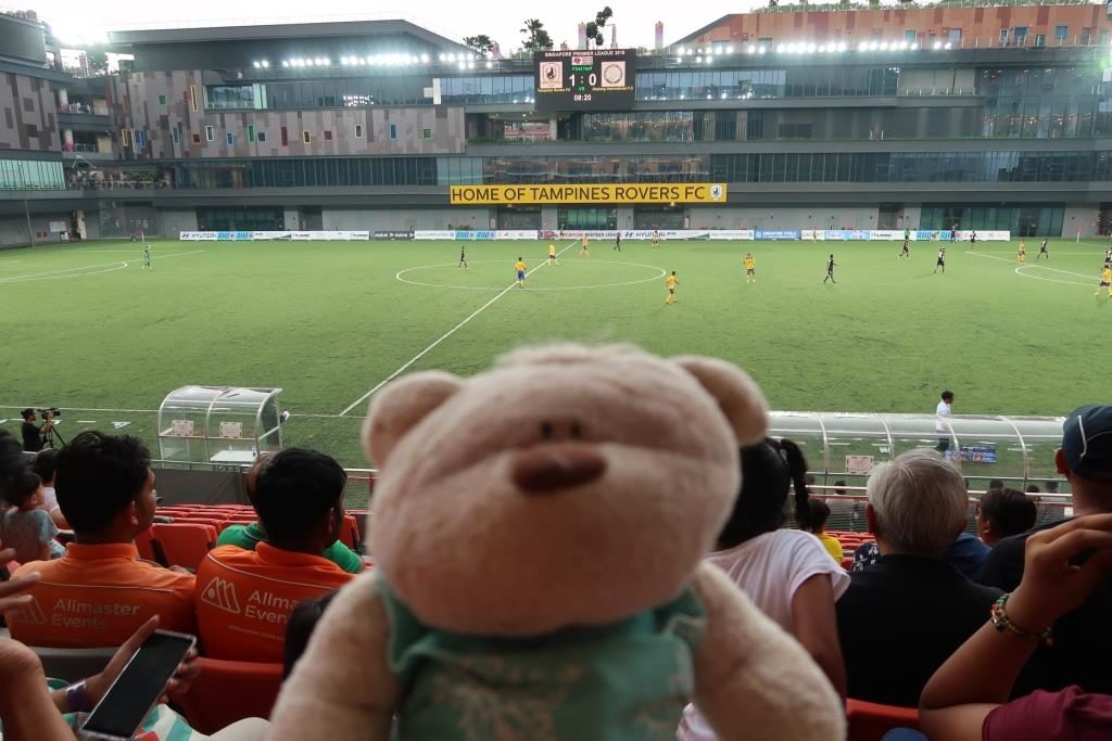 2bearbear @ Our Tampines Hub - Match between Tampines Rovers and Geylang International
