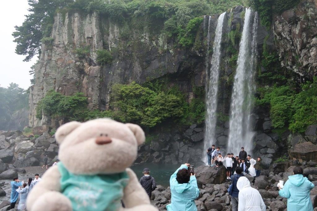 Jeonbang Falls Jeju Island