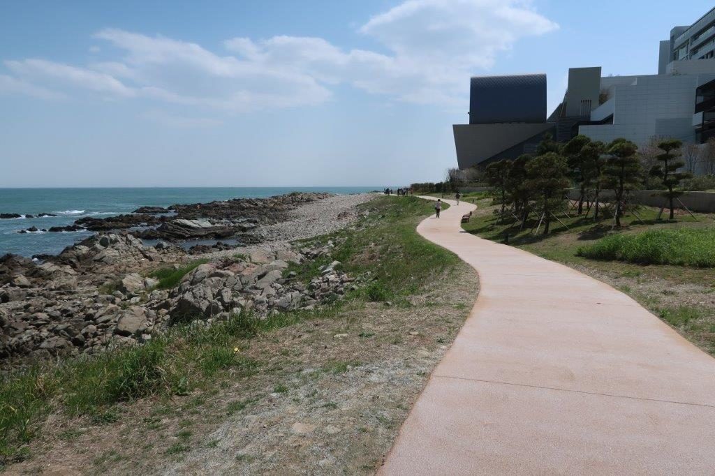 Coastal walk at Hilton Busan