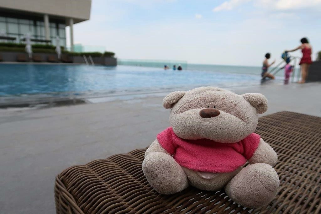 2bearbear @ B2 Outdoor Main Pool of Hilton Busan Hotel