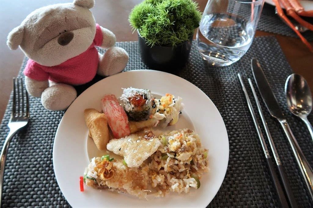 Kate's lunch at Da Moim Hilton Busan