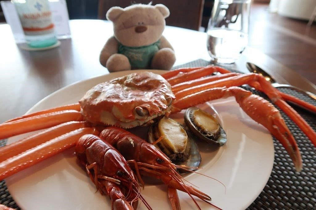 Fresh seafood at Da Moim Hilton Busan