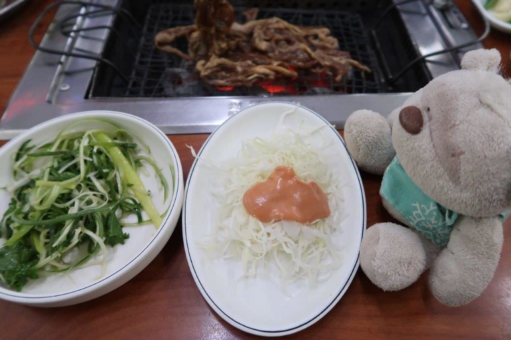 BBQ Pork over Hot Charcoal Gukje Market (27,000krw)