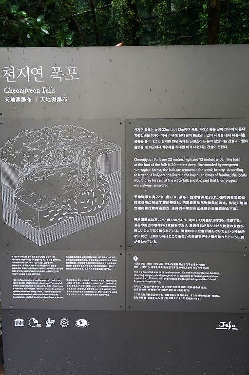 Information about Cheonjiyeon Falls Jeju