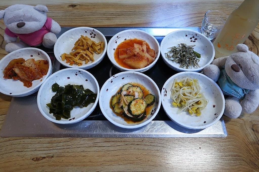 Appetizers at Jeju Folk Village Restaurant
