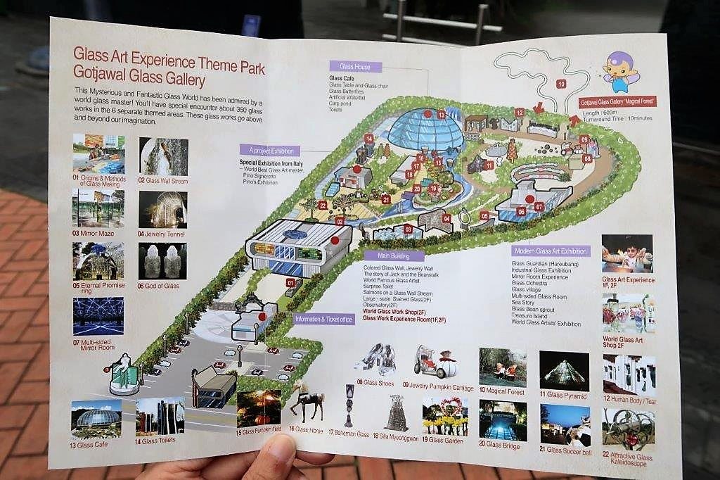 Map of Jeju Glass Castle
