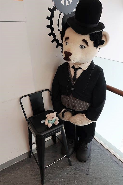 2bearbear with Charlie (Teddy Bear) Chaplin