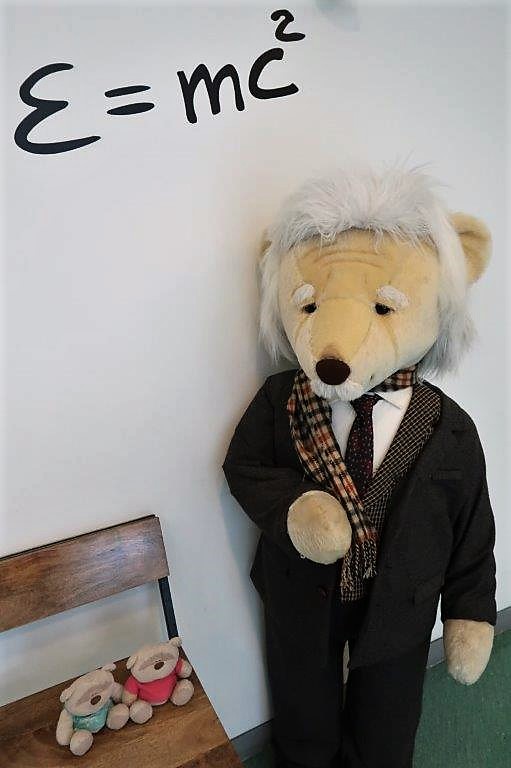 2bearbear with Albert (Teddy Bear) Einstein