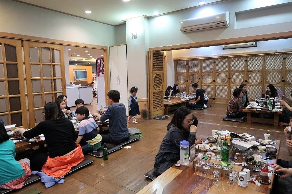 Inside Korean Hanwoo BBQ Gyeongju
