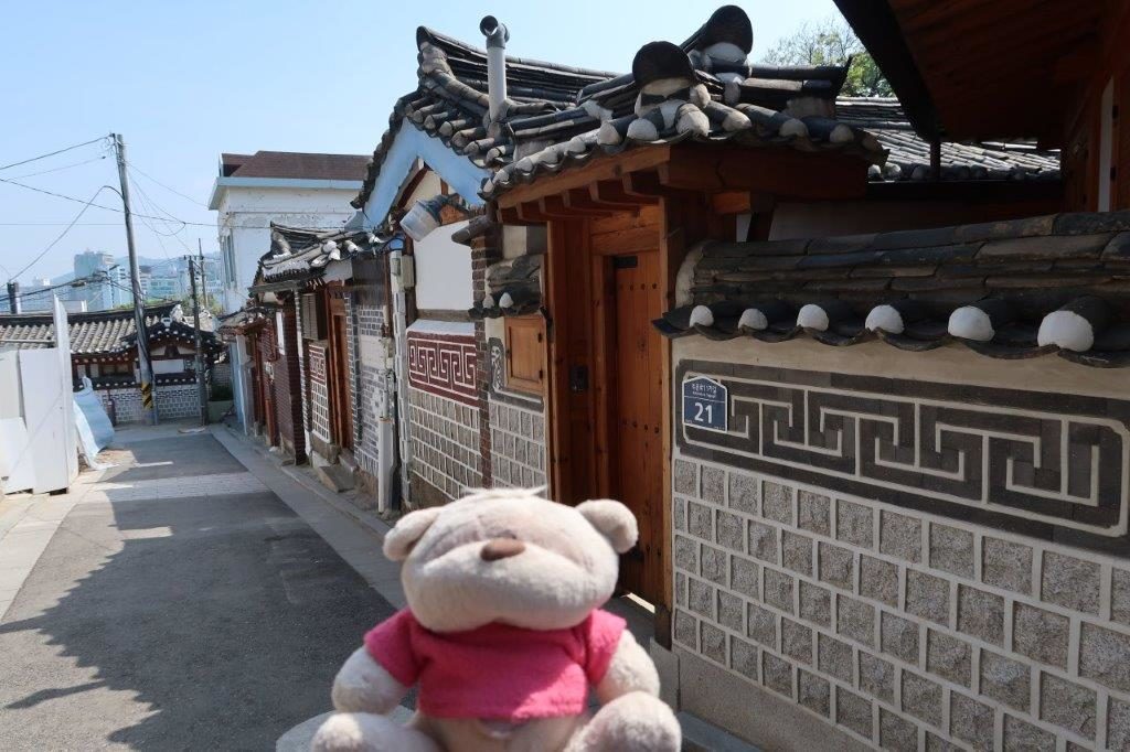 Traditional buildings at Bukchon Hanok Village Seoul