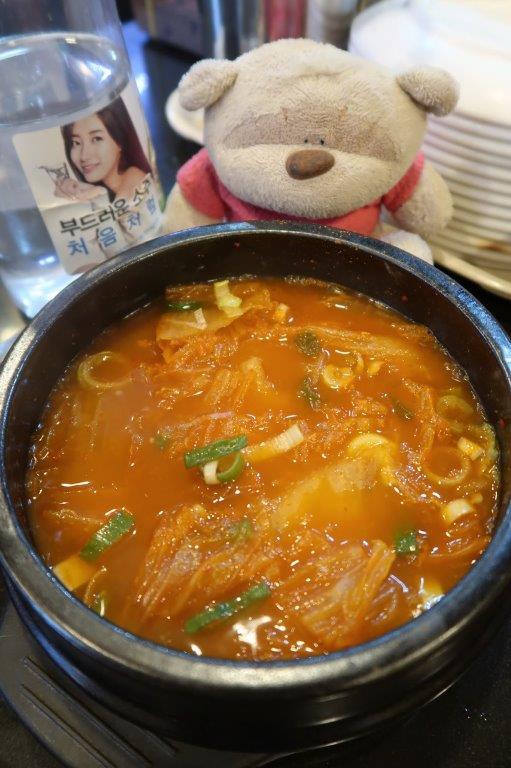 Kim Chi Stew (7,500krw) @ Omori Restaurant Seoul