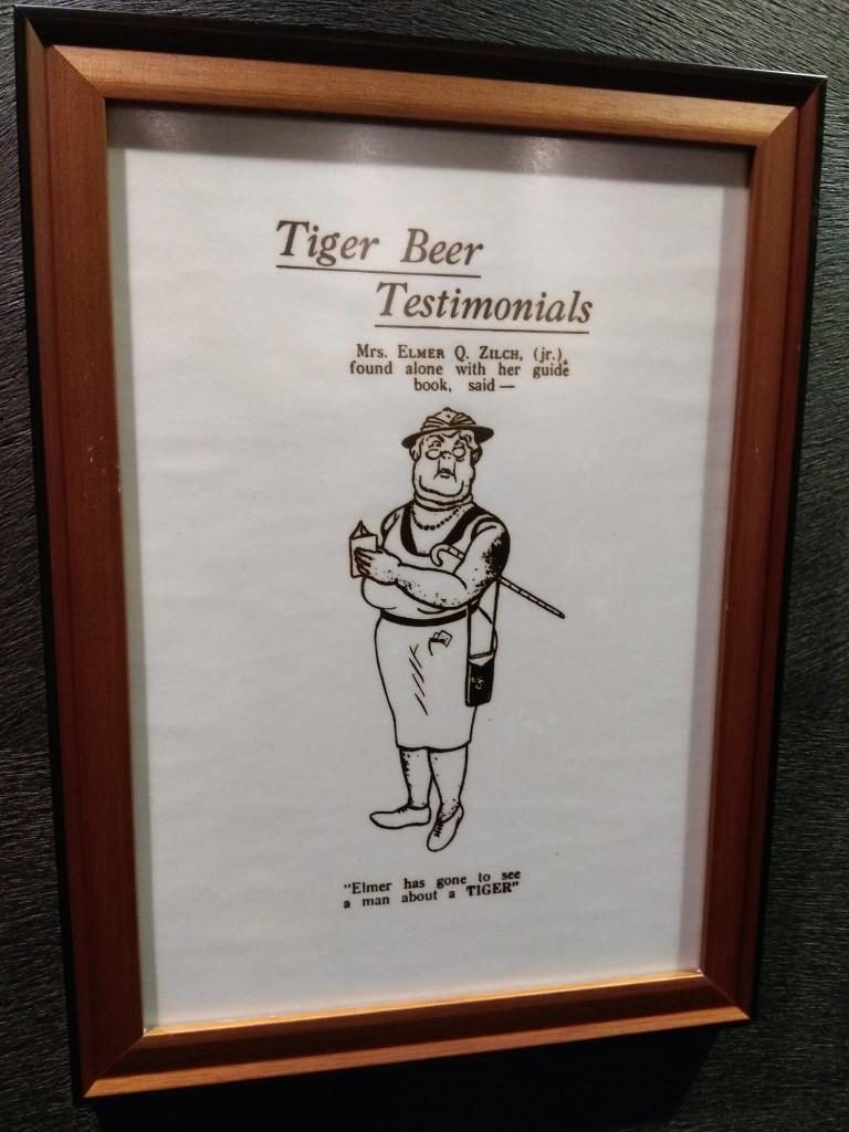 Interesting Tiger Beer Testimonials - From an Explorer