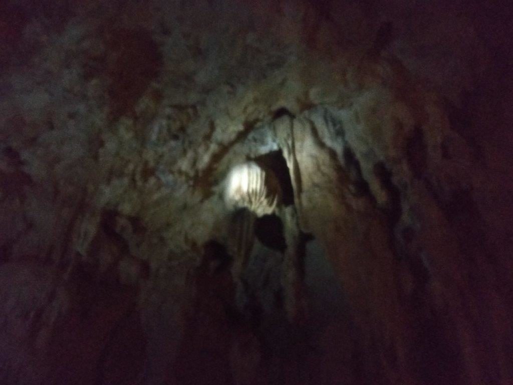 Limestone formations in Pindul Cave Yogyakarta