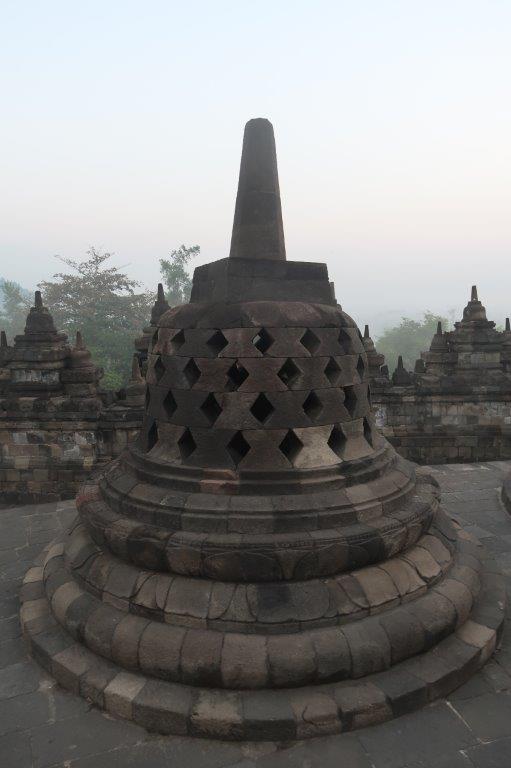 Bells (Domes) at Borobudur Temple
