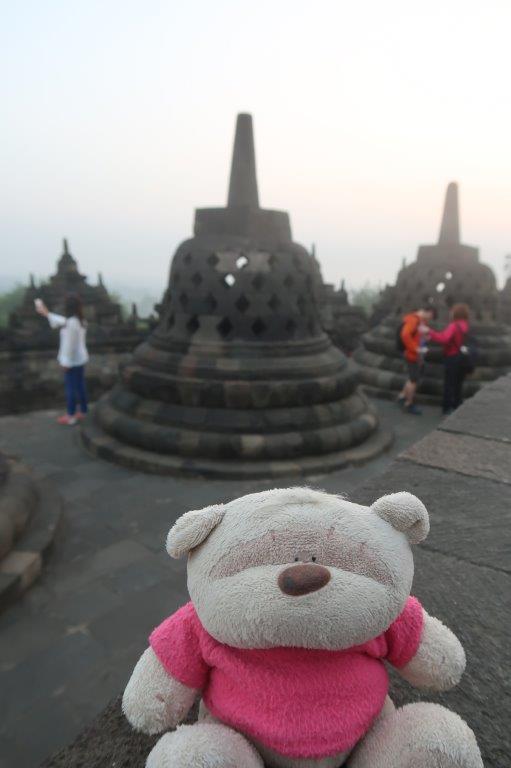 Another shot from top of Borobodur temple complex
