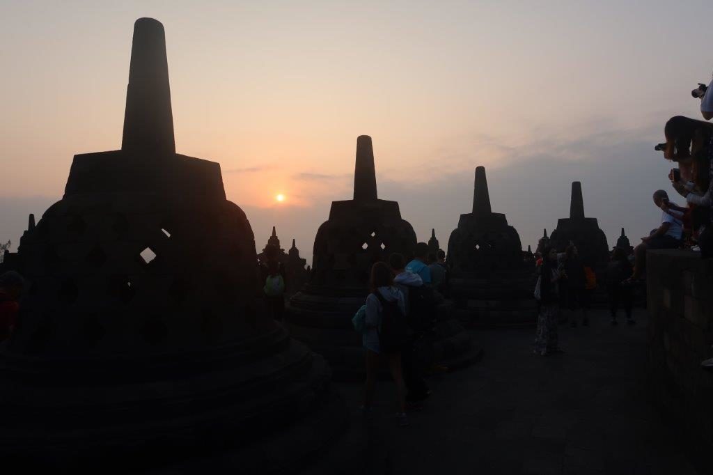 Sunrise at Borobudur Yogyakarta