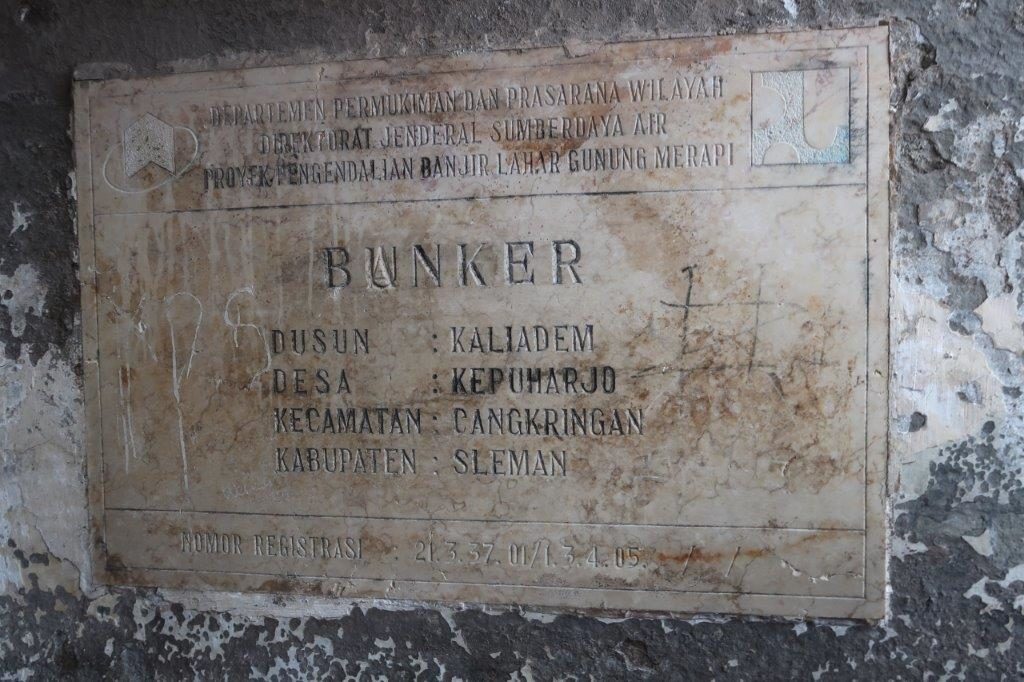 Inscriptions at Bunker Kaliadem
