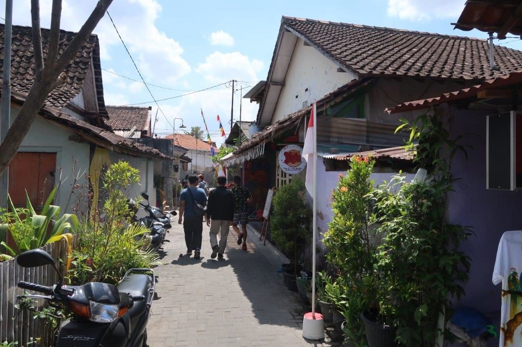 Precinct of local shops within Tamansari Water Castle Yogyakarta