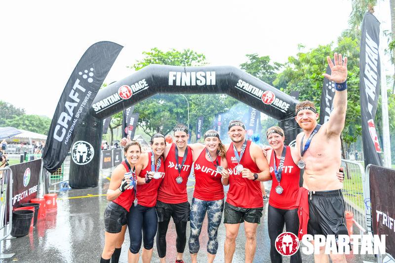 Take a look at our medals! (Finish Line Spartan Race SG)