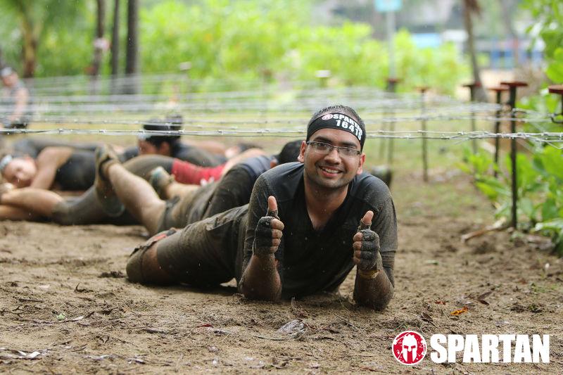 Double Thumbs Up! (Barbwire Crawl)