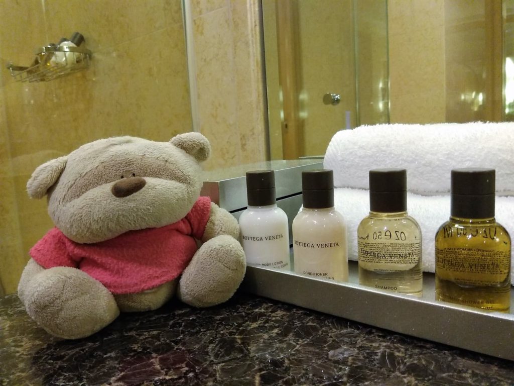 Bottega Veneta Bathroom Amenities at the Fullerton Hotel Singapore