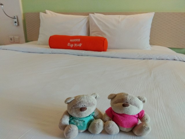 Comfortable beds in Harris Hotel Batam City Center