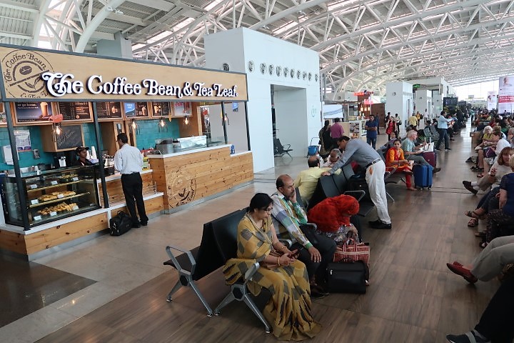 Besides KFC, there was also Coffee Bean and Tea Leaf at Chennai Domestic Terminal 