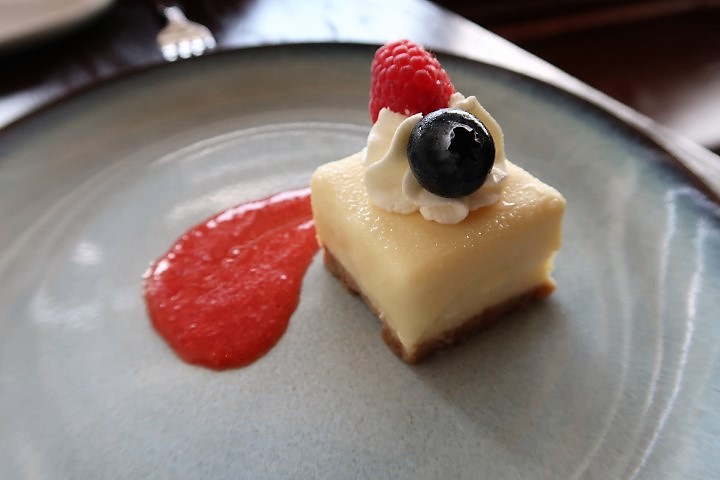 New York Cheesecake Bite @ Lavo Italian Restaurant MBS Rooftop Bar