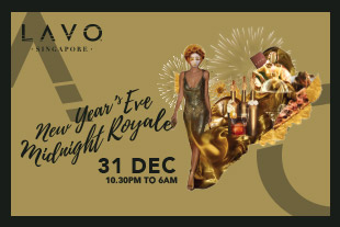 Lavo Marina Bay Sands New Year's Eve Countdown Party 31st December 2018