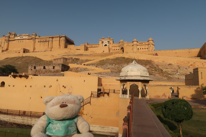 Facade of Amber Fort (also known as Amber Palace)