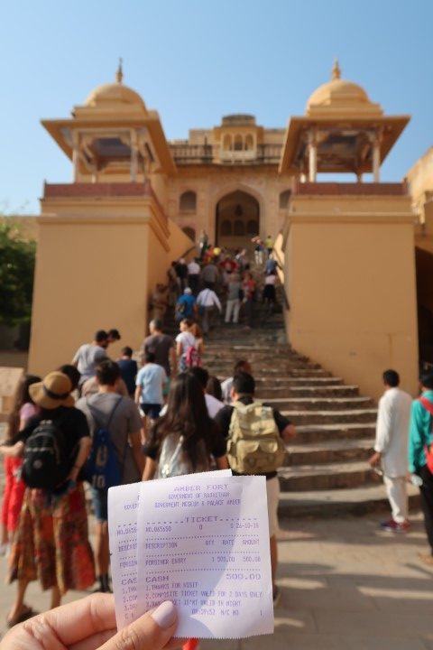 Entrance of Amber Fort (Amber Palace)