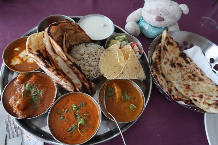 Non-Veg Thali at Rainbow Restaurant Jaipur (490 rupees)