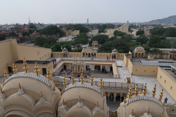 Aerial view of Hawa Mahal Jaipur