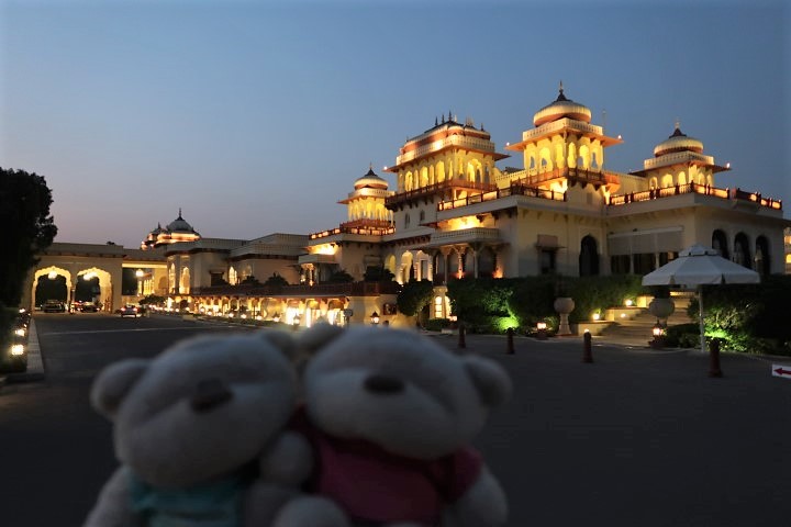 Taj Rambagh Palace Jaipur in the evenings...